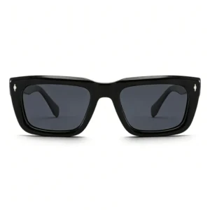 Polarized Unisex Square Classic Fashion Style Full Rim Sunglasses with UV Protection Acetate Frames and Custom Logo