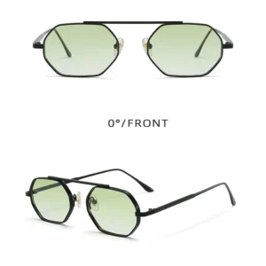 Polygon Small Frame Sunglasses Unisex New Fashion Retro UV Protection Sunglasses