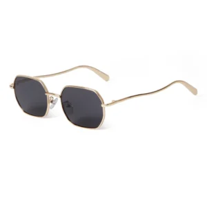 Polygon Sunglasses Women Men Metal Frame Classic Shades Eyewear UV400