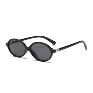 Popular Factory Stock Multi Color Women Men’s Sunglasses Fashion Oval Small Frame Vintage Sunglasses