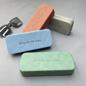 Portable Eco friendly Large Capacity Sunglasses Eyeglasses Case Compression Resistant Cyber Celebrity Customizable Logo Factory