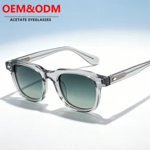 Premium Acetate Frame Sunglasses Maker for Sunglasses Women and Men Sunglasses High Quality Rectangle UV400 Custom logo