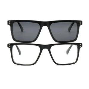 Premium Acetate Square Frame Polarized Lenses Comfortable For Diverse Face Shapes Prescription Glasses Sunglasses