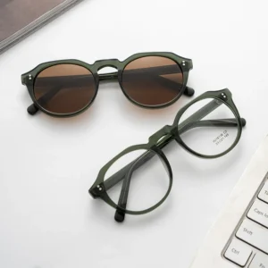Premium Acetate Sunglasses UV400 Protection Handmade Vintage Sunglasses for Women Summer Beach