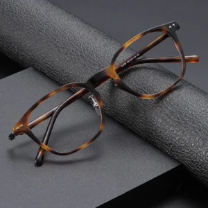 Premium Classic Retro Acetate Titanium Eyeglasses Frame Prescription Glasses Spectacles Eyewear Frames for Men and Women