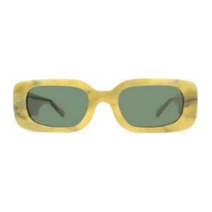 Premium Designer Men’s Sunglasses Curated Acetate Rectangle Black Sunglasses