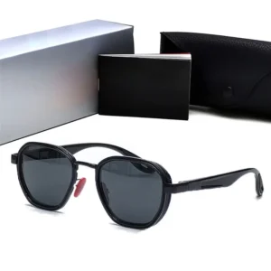 Premium Metal Sunglasses Anti Glare Dark Lenses Fashion Outdoor Driving 3674 Eyewear for Traveling