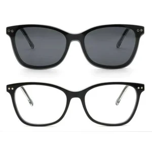 Premium Unisex Fashion Polarized Acetate Full Rim Frame Comfortable Fit Most Face Shapes Women’s Dual Use Daily Sunwear TAC