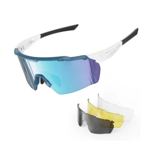 Private Label Frame Bicycle Road Cycling Sport Sunglasses PC Lenses UV400 Interchangeable Lens Mountain Bike