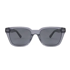 Promotional Polarized TAC Lenses Acetate Sunglasses for Women with Gray Frame and UV400 Protection