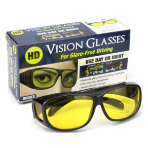 Protection Sunglasses Durable Anti Glare Car Night Vision Driving Glasses with Yellow Lens