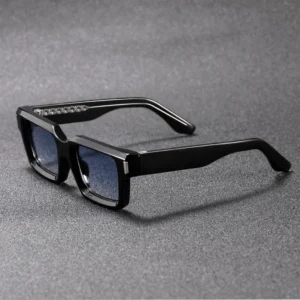 Punk Men’s Women’s Square UV400 Full Rim Sunglasses Vintage Party Travel Gift High Quality