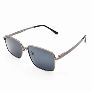 RD MS516 Black Gun-colored Cool Metal Frame Eyeglass Frame Fashion Men Sunglasses Polarized Lens Eyewear for Beach