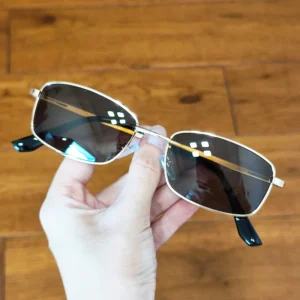 RD MS518 UV400 Shades Sun Glasses Metal Frame Fashion Sunglasses Polarized Lens Eyewear Thin Frame Glasses