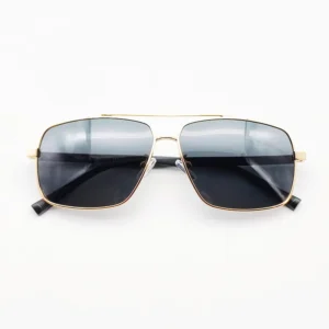 RD MS530 Custom Logo Fashion Sunglasses for Men Square Metal Frame with UV400 Polarized Lens for Outdoor Sun Glasses