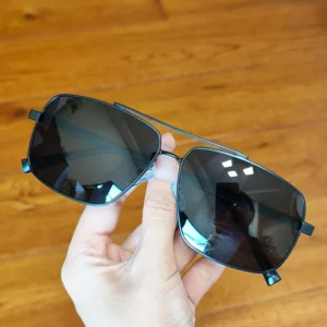 RD MS530 Custom Logo UV400 Lens Shades Sun Glasses Square Metal Frame Fashion Sunglasses Polarized Lens for Men Outdoor