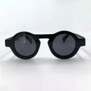Ready Stocks YIXUN OPTICS Unisex Vintage Round Full Rim Acetate Sunglasses with Polarized TAC Lenses Lightweight UV Protection