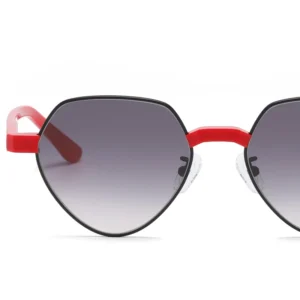 Ready to Ship Heart Sunglasses Shade Acetate and Metal Heart Shades Sunglasses