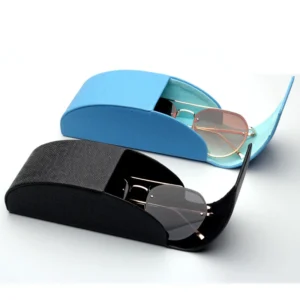 Rectangle Hard Custom Logo Square Metal Optical Eyewear Packaging Case