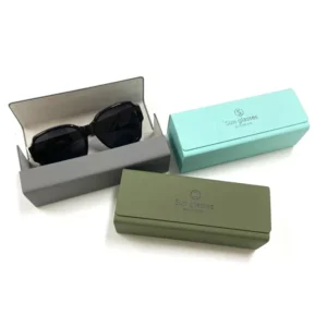 Rectangle PU Sunglasses Storage Box Organizer Glasses Case