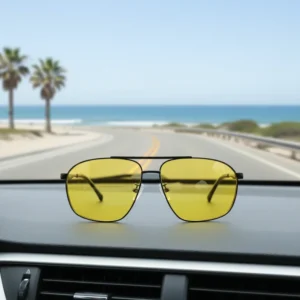 Rectangular Polarized Pilot Sunglasses Square Retro Fashion Sunglasses UV400 Custom logo for Fishing Hiking and Driving