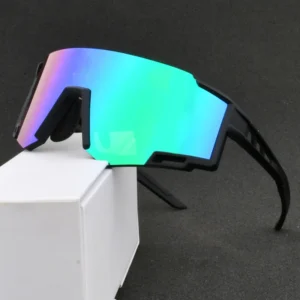 Recycled Plastic Men’s Driving Glasses Sunglasses Blue Mirror Sport Cycle Sunglass Eyewear Shades