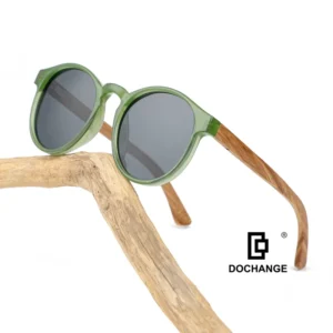Recycled Polarized Wood Sunglasses for Women and Men Eyewear Sun Glasses Shades