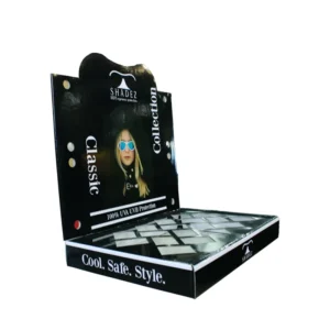 Retail Ready PDQ Display Box for Eyewear Custom Cardboard Display Stand for Sunglasses POS Display