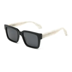 Retro Acetate Unisex Sunglasses Vintage Thick Full Rim Frame Polarized Square Light Weight UV400 Protection Custom Fashion