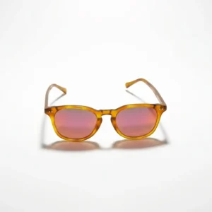 Retro Acetate Unisex UV400 Polarized Lens Full Rim Amber Frame Vintage Square Sunglasses Comfortable Durable Custom Logo