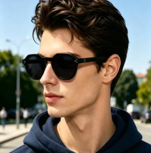 Retro American TR90 Unique Polarized Sunglasses for Men Street Style Trendy Sunglasses Women’s Glasses Handmade Sunglasses