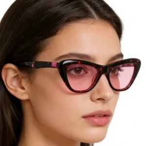 Retro Cat Eye Sunglasses UV400 Protection 90s Y2K Style Sun Glasses for Women