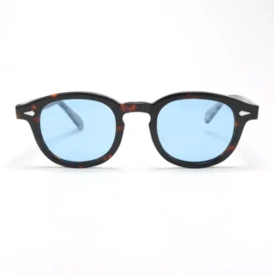 Retro Colorful Round Luxury Sunglasses Polarized Designer Glasses Sunglasses Unisex New Acetate Sunglasses