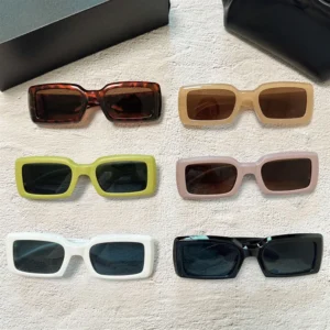 Retro Custom Logo Fashion Cool Small Square Sunglasses Women Men