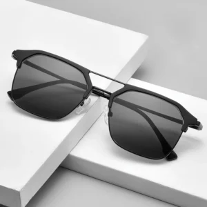 Retro Double Beam Classic Sunglasses Men Senior Sense Sunglasses Female Tide Driver Driving Sunglasses