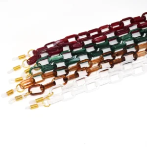 Retro Eyeglass Holder Acrylic Frame Chain Eyewear Accessories Sunglasses Strap Cord Glasses Chain
