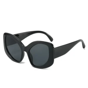 Retro Irregular Glasses Shades Wide Leg Plastic Colorful UV 400 Unisex Shades Big Frame Shade Luxury Customized Sunglasses