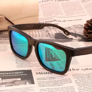 Retro Men’s Polarized Sunglasses UV400 Handmade Green Glasses