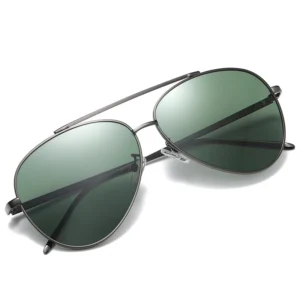 Retro Metal Frame Pilot Sunglasses Ocean Gradient Frog Travel Sun Glasses