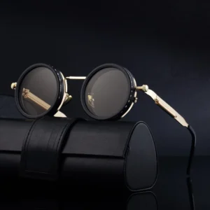Retro Polarized Round Sunglasses ND9 Adjustable Dimming UV400 Fishing Anti-Glare Driving Glasses