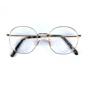 Retro Round Concise Design Unisex Metal Glasses Frame Optical Eyeglasses