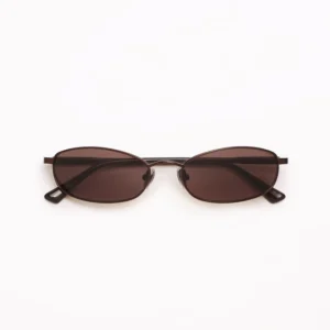 Retro Small Oval Metal Frames Shades UV400 Custom Logo High Quality Polarized Sunglasses For Women Men