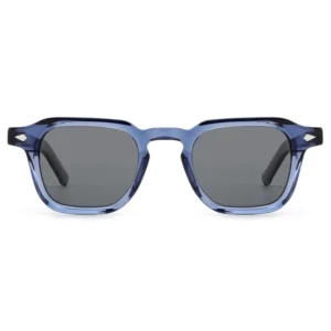 Retro Square Frame Design Acetate Polarized Sunglasses Daily Wear Sunglasses