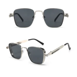 Retro Square Men’s Metal Fashion Sunglasses