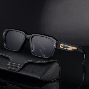 Retro Square Polarized Driving Fishing UV400 Protection Sunglasses for Men