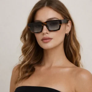 Retro Square Sunglasses Polarized UV400 Fashion Designer Shades Sun Glasses Unisex PC Frame Trendy Eyewear