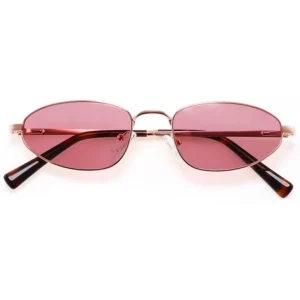 Retro Sunglasses Custom UV400 Sunshade Comfortable Lightweight Metal Frame TAC Lenses for Men Women