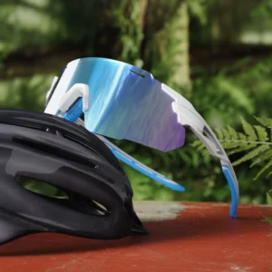 Rimless Oversized TR90 Frame Sports Eyewear UV Protection Wind Proof Cycling Driving Running Marathon Sunglasses