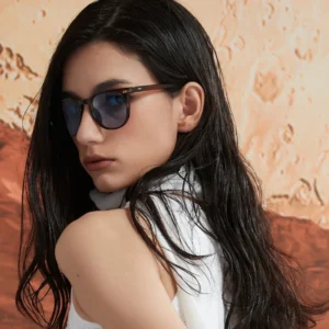 Rivets Sunglasses Versatile Fashion Custom Logo Eyewear Women Designer PC Frames Manufacture Sunglasses