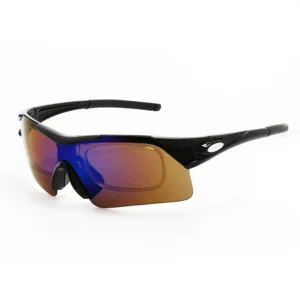 Road Bike Running Outdoor Sport Eyewear Polarized PC Mountain Sunglasses with Optical Insert Prescription Glasses for Biking